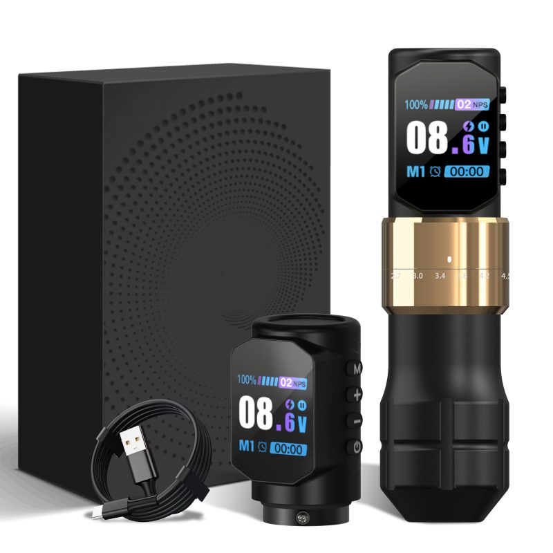HY002 Double Battery Wireless Tattoo Pne