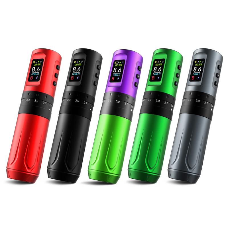 NWP024 Adjustable Stroke Wireless Tattoo Pen
