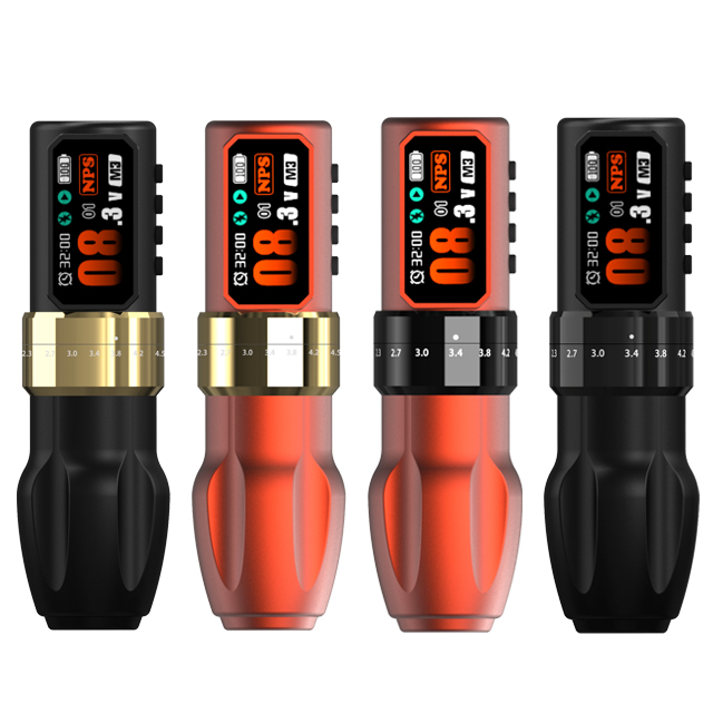 FY012802BC adjustable stroke wireless tattoo pen