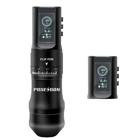 adjustable stroke wireless tattoo pen